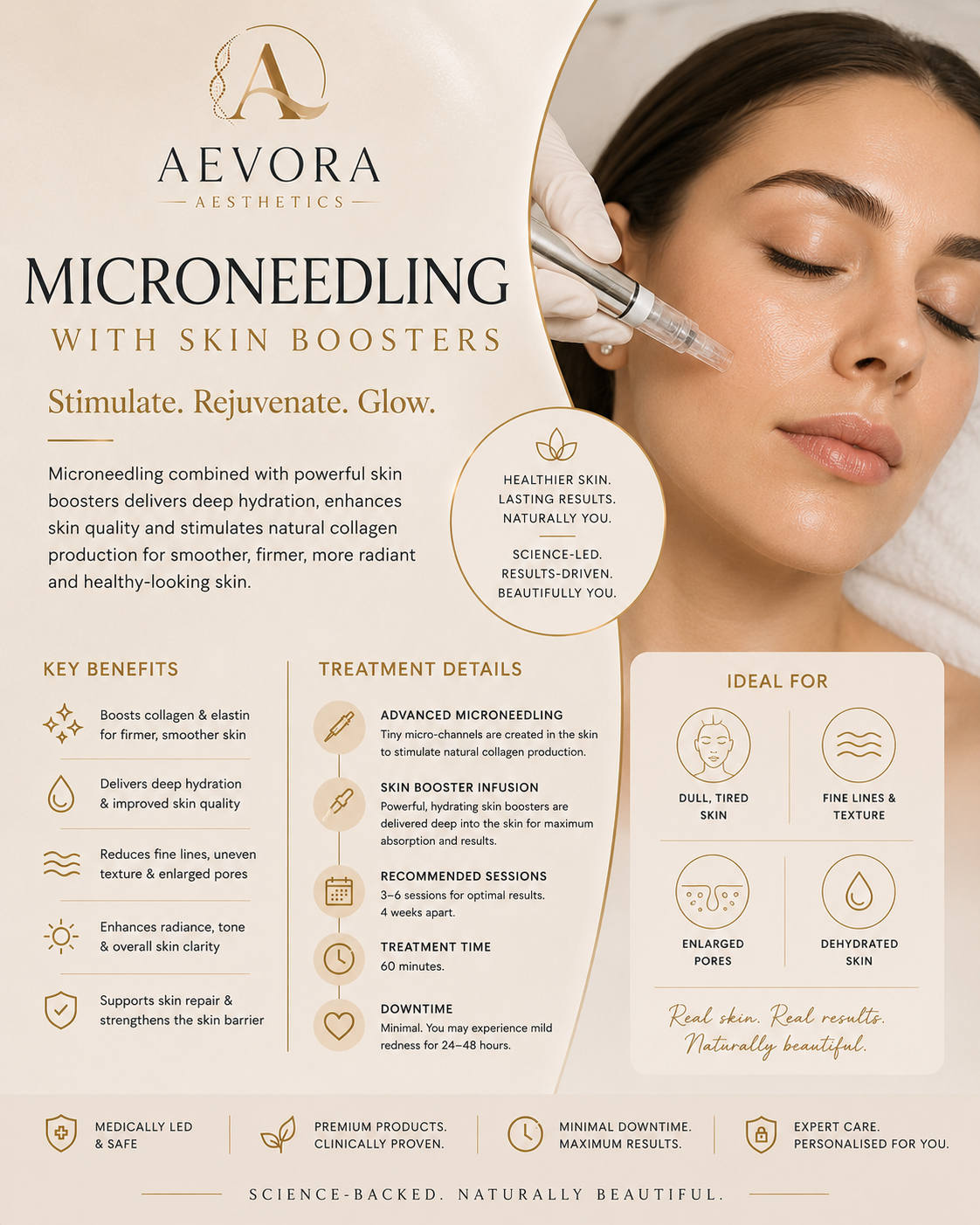 Microneedling with Skin Boosters